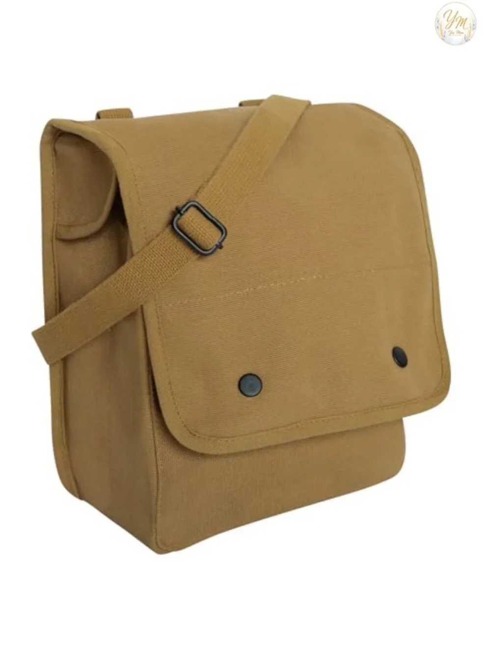 Canvas Messenger Bag with Organizer Pockets for Travel Work EDC